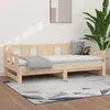 Image de vidaXL Lit coulissant sans matelas bois de pin massif 2x(90x190) cm