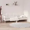 Image de vidaXL Lit de jour sans matelas blanc bois de pin massif 90x190 cm