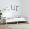 Image de vidaXL Lit de jour sans matelas blanc bois de pin massif 90x190 cm
