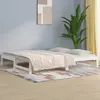 Image de vidaXL Lit coulissant sans matelas blanc 2x(90x200) cm