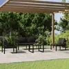 Image de vidaXL Salon de jardin 5 pcs avec coussins Aluminium Anthracite