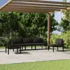 Image de vidaXL Salon de jardin 5 pcs avec coussins Aluminium Anthracite