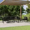 Image de vidaXL Salon de jardin 6 pcs avec coussins Aluminium Anthracite
