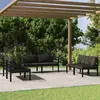 Image de vidaXL Salon de jardin 6 pcs avec coussins Aluminium Anthracite