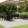 Image de vidaXL Salon de jardin 9 pcs avec coussins Aluminium Anthracite