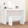 Image de vidaXL Tabouret de toilette Blanc 70x35x45 cm Bois d'ingénierie