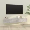 Image de vidaXL Meubles TV 2 pcs Gris béton 100x30x30 cm Bois d'ingénierie