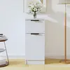 Image de vidaXL Buffet Blanc 30x30x70 cm Bois d'ingénierie