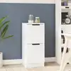 Image de vidaXL Buffet Blanc 30x30x70 cm Bois d'ingénierie