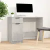 Image de vidaXL Bureau Gris béton 100x50x75 cm Bois d'ingénierie