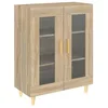 Image de vidaXL Dressoir 69,5x34x90 cm bewerkt hout sonoma eikenkleurig