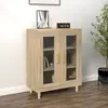 Image de vidaXL Buffet chêne sonoma 69,5x34x90 cm bois d'ingénierie