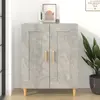 Image de vidaXL Buffet Gris béton 69,5x34x90 cm Bois d'ingénierie