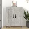 Image de vidaXL Buffet Gris béton 69,5x34x90 cm Bois d'ingénierie