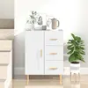Image de vidaXL Buffet Blanc 69,5x34x90 cm Bois d'ingénierie