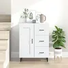 Image de vidaXL Buffet Blanc 69,5x34x90 cm Bois d'ingénierie