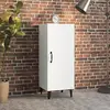 Image de vidaXL Buffet Blanc 34,5x34x90 cm Bois d'ingénierie