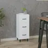 Image de vidaXL Buffet blanc 34,5x34x90 cm bois d'ingénierie