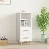 Image de vidaXL Buffet Blanc 34,5x34x90 cm Bois d'ingénierie