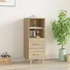 Image de vidaXL Buffet Chêne sonoma 34,5x34x90 cm Bois d'ingénierie