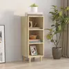 Image de vidaXL Buffet Chêne sonoma 34,5x32,5x90 cm Bois d'ingénierie