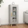 Image de vidaXL Buffet Gris béton 34,5x34x90 cm Bois d'ingénierie