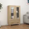 Image de vidaXL Buffet haut Chêne sonoma 70x31x115 cm Bois d'ingénierie