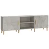 Image de vidaXL Meuble TV Centre de Divertissement Meuble Média Armoire Stéréo Meuble de Salle de Séjour Intérieur Gris Béton 150x30x50 cm Bois d'Ingénierie