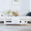 Image de vidaXL Table basse blanc 102x50x40 cm bois d'ingénierie