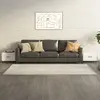 Image de vidaXL Tables basses avec pieds métal 2 pcs Blanc brillant 50x50x40 cm