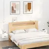Image de vidaXL Tables de chevet murales 2 pcs blanc 35x35x20 cm