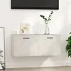 Image de vidaXL Armoire murale gris béton 80x36,5x35 cm bois d'ingénierie