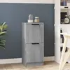 Image de vidaXL Buffet Sonoma gris 30x30x70 cm Bois d'ingénierie