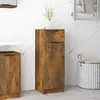 Image de vidaXL Armoire de bain Chêne fumé 32x34x90 cm Bois d'ingénierie
