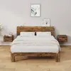 Image de vidaXL Tables de chevet murales 2 pcs Chêne fumé 34x30x20 cm