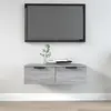 Image de vidaXL Armoire murale Sonoma gris 68x30x20 cm Bois d'ingénierie