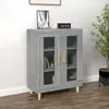 Image de vidaXL Buffet sonoma gris 69,5x34x90 cm bois d'ingénierie