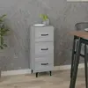 Image de vidaXL Buffet Sonoma gris 34,5x34x90 cm Bois d'ingénierie