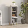 Image de vidaXL Buffet Sonoma gris 34,5x32,5x90 cm Bois d'ingénierie