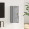 Image de vidaXL Armoire murale Sonoma gris 35x34x90 cm Bois d'ingénierie