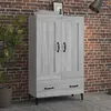 Image de vidaXL Buffet Sonoma gris 70x31x115 cm Bois d'ingénierie