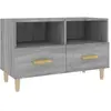 Image de vidaXL Meuble TV Sonoma gris 80x36x50 cm Bois d'ingénierie