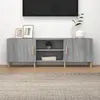 Image de vidaXL Meuble TV Sonoma gris 150x30x50 cm Bois d'ingénierie