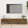 Image de vidaXL Meuble TV Chêne marron 150x34,5x30 cm Bois d'ingénierie