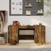 Image de vidaXL Bureau Chêne fumé 140x50x75 cm Bois d'ingénierie