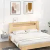 Image de vidaXL Tables de chevet murales 2 pcs Sonoma gris 35x35x20 cm