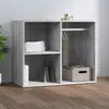 Image de vidaXL Armoire de dressing Sonoma gris 80x40x65 cm Bois d'ingénierie
