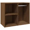 Image de vidaXL Kledingkast 80x40x65 cm bewerkt hout bruin eikenkleur