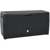 Image de vidaXL Boîte de stockage jardin Anthracite 119x48x60 cm Polypropylène