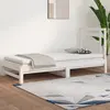 Image de vidaXL Lit coulissant sans matelas blanc 2x(90x200) cm